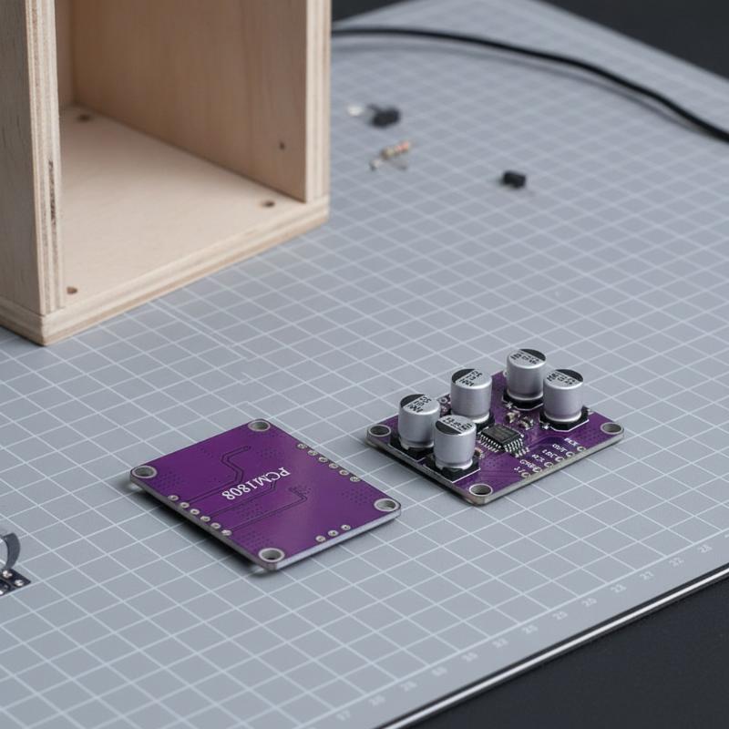 Diy Audio Electronics Kit - NOVO Módulo ADC Estéreo PCM1808 de