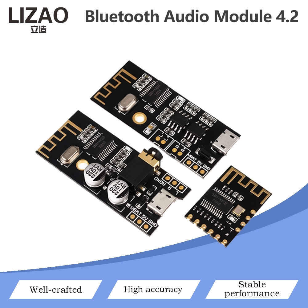 Diy Audio Electronics Kit - Módulo Receptor de Áudio Bluetooth 4.2