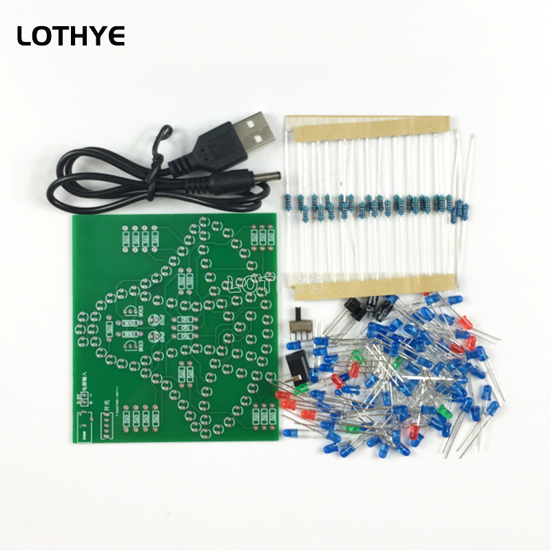Dc 3-5v led luz balanço carril - Diy Electronics Project Kit avaliação e preço
