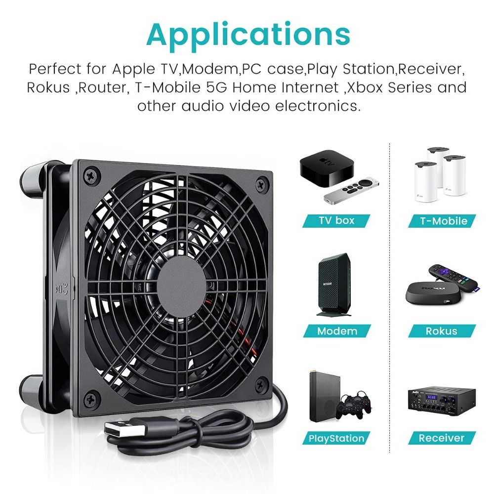 Ventilador Eletrônico USB com  - Diy Electronics Cabinet avaliação e preço