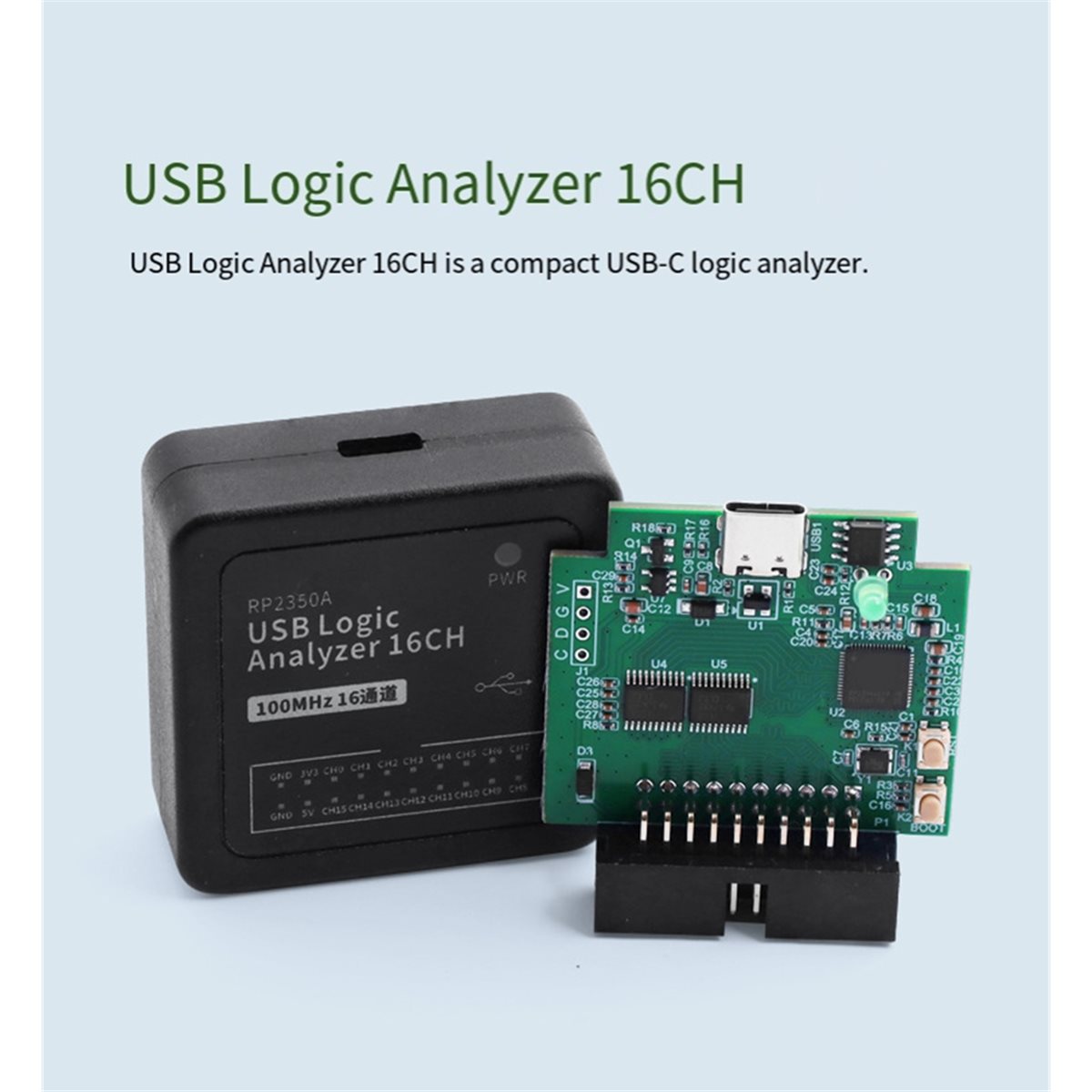 Módulo Analisador Lógico USB p - Logic Analyzer Usb avaliação e preço