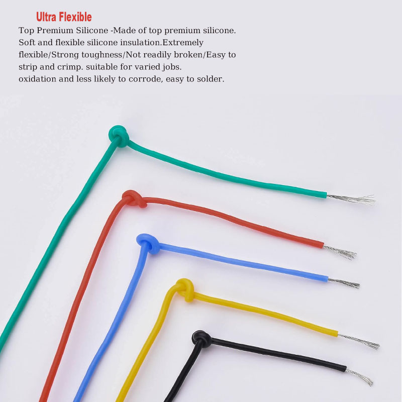 Kit de fio de silicone macio 1 - Diy Electronics Project Kit avaliação e preço